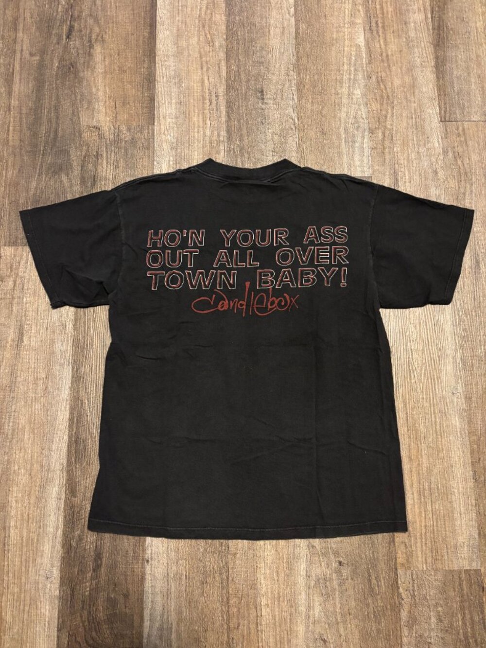 Vintage 1993 Candlebox Ho'n Your *ss Graphic Tee Shirt Giant by Tultex - Picture 5 of 5